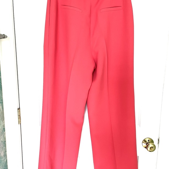 NWT Ted Baker London Women's Sayakat Wide-Leg Crepe Trousers - Picture 4 of 7